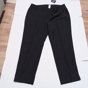 RSVP by TALBOTS lined black straight leg NWT pants, 16W